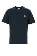 Maison Kitsune Dark Blue Cotton T Shirt