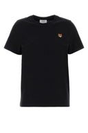 Maison Kitsune Black Cotton T Shirt