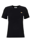 Maison Kitsune Black Cotton T Shirt