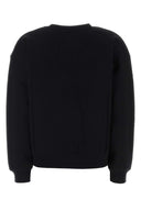 Maison Kitsune zwart katoenen sweatshirt