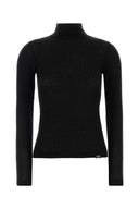 Maison Kitsune Black Lyocell Blend Top