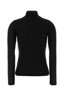 Maison Kitsune Black Lyocell Blend Top