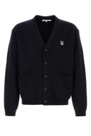 Maison Kitsune Midnight Blue Wool Cardigan