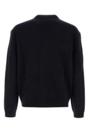 Maison Kitsune Midnight Blue Wool Cardigan