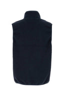 Maison Kitsune Navy Blue Pile Sleeveless Jacket