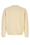 Maison Kitsune Cream Wool Cardigan