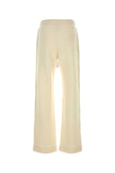 Casablanca Ivory Teddy Joggers