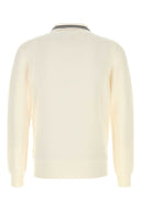 Autry Elfenbeinfarbenes Strick-Poloshirt
