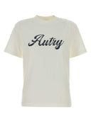Autry weißes Baumwoll-T-Shirt