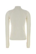 Boss White Stretch Wool Blend T Shirt