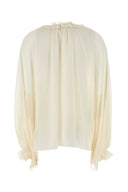 Philosophy Di Lorenzo Serafini Ivory Georgette Shirt