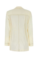 Philosophy Di Lorenzo Serafini Ivory Polyester Blend Blazer