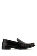 Dunkelbraune Leder-Loafer von Prada