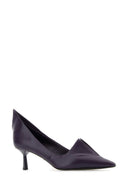 Prada Purple Leather Pumps