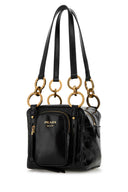 Prada Black Mini Prada Dangle Handbag