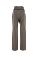 Prada Melange Cappuccino Tech Wool Pant
