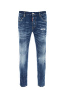 Dsquared Stretch Denim Skater Jeans