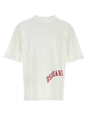 Dsquared T-skjorte i hvit bomull