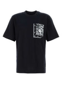 Fendi Midnight Blue Cotton T Shirt