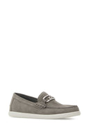 Fendi Rey Suede O Lock Light Loafers