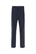 Fendi Navy Blue Stretch Cotton Pant