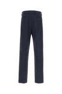 Fendi Navy Blue Stretch Cotton Pant