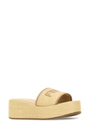 Fendi Raffia Sunshine Slippers