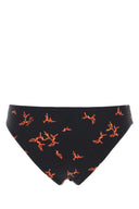 Fendi Printed Stretch Nylon Bikini Bottom
