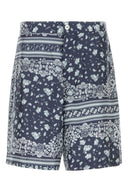 Bedruckte Bermudashorts aus Seide von Fendi