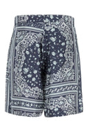 Bedruckte Bermudashorts aus Seide von Fendi