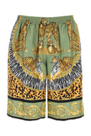 Versace Bermuda-shorts i silke