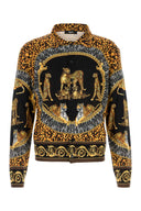 Strikkeskjorte med trykk fra Versace