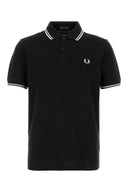 Fred Perry Black Piquet Polo Shirt