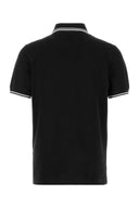 Fred Perry Black Piquet Polo Shirt