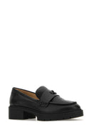 Coach New York Black Leather Leah Loafers