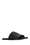 Loewe Paula's Ibiza Schwarzes Leder Paula S Ibiza Flex Hausschuhe