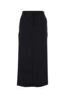 Alexander Wang Black Wool Blend bukseskjørt
