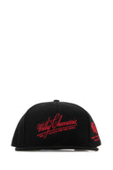 Willy Chavarria Gorra de béisbol de poliéster negro de moda fina