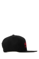 Willy Chavarria Gorra de béisbol de poliéster negro de moda fina