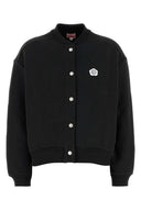 Kenzo Black Stretch Cotton Bomber veste
