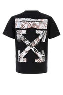 Off White Black Cotton T Shirt