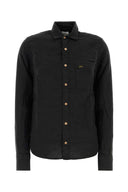 Lois Black Linen Lucas Shirt