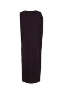 Sportmax Aubergine Satin Austria1234 Dress