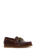 Mocasines Sebago de piel marrón