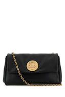 Chloe Black Leather Heritage Shoulder Bag