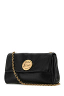 Chloe Black Leather Heritage Shoulder Bag