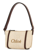 Chloe Sand Canvas Carry Shoulder Bag