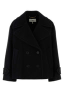 Chloe Black Wool Blend Coat