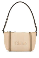 Chloe Sand Canvas Carry Shoulder Bag
