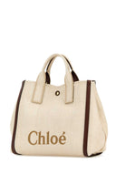 Chloe Sand Fabric Medium Chloã© Carry Shopping Bag
